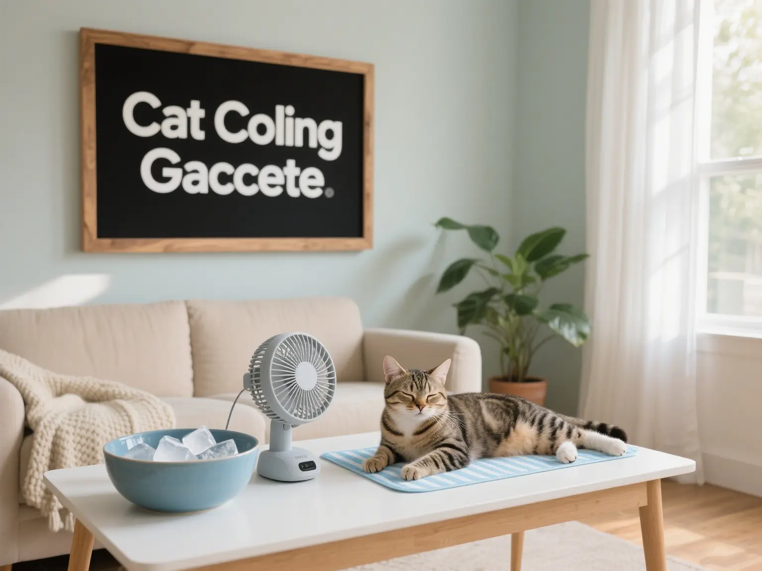 Cat Cooling Gadget