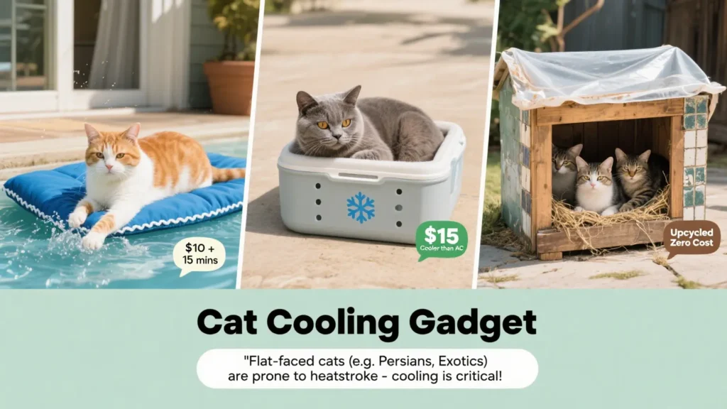 Multiple Suitable Cat Cooling Gadgets for Summer Comfort