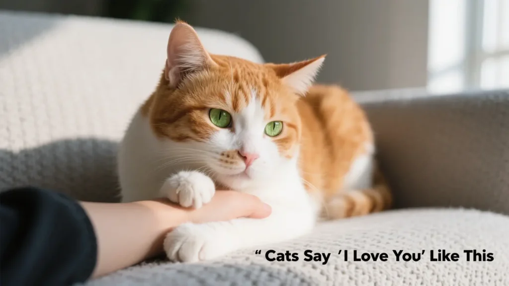 Cat Behaviors-I Love You
