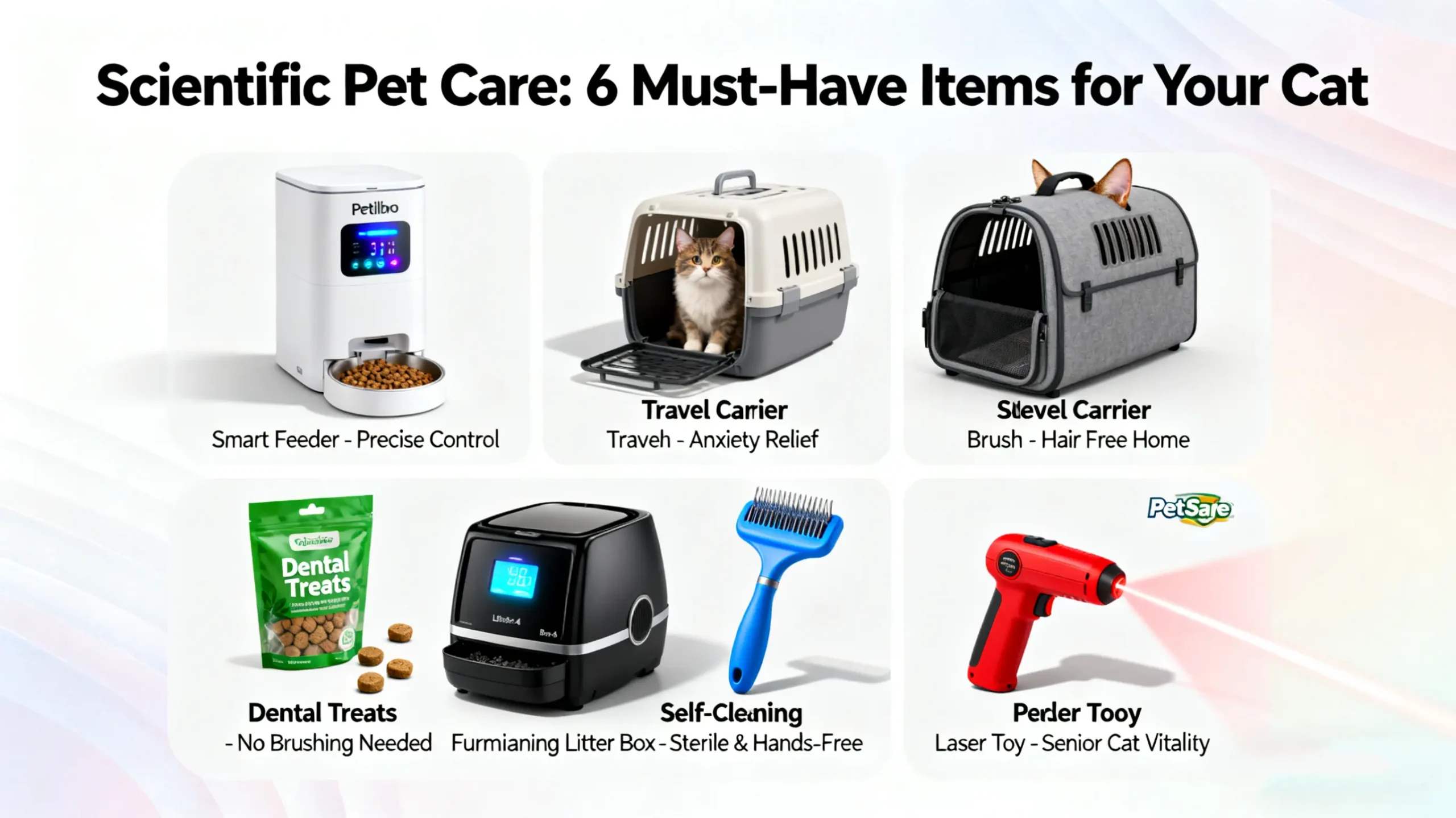 Scientific Pet Care: 6 Must-have cat supplies.
