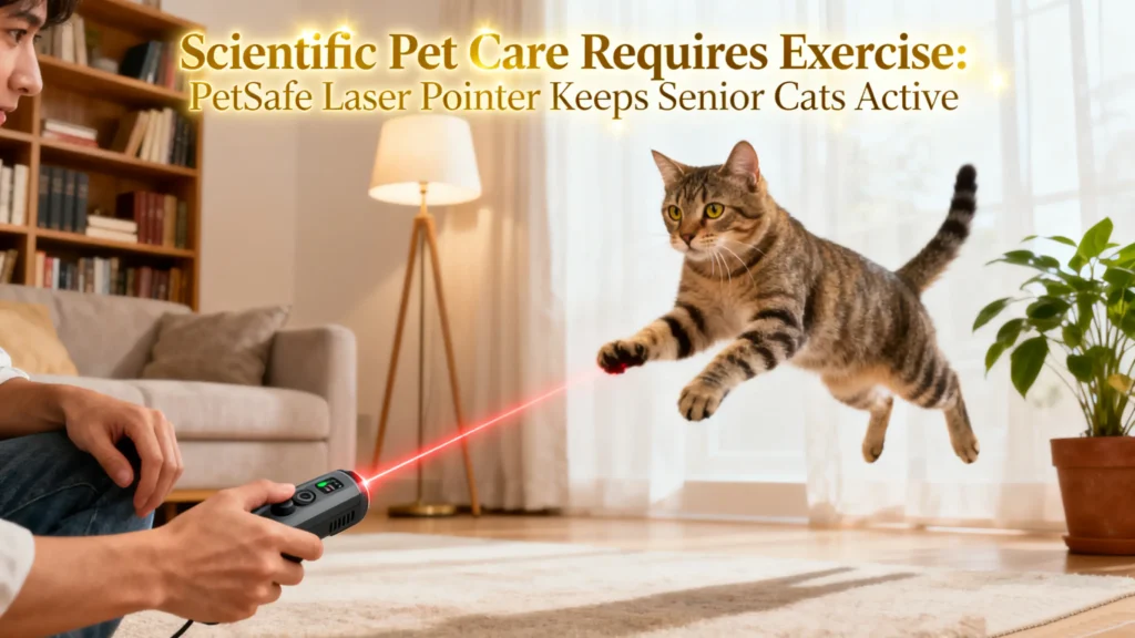 Scientific Pet Care: Cat chasing laser pointer