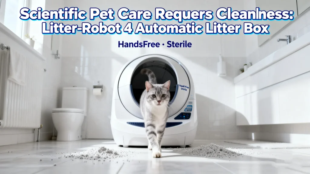 Scientific Pet Care: Cat with auto litter box