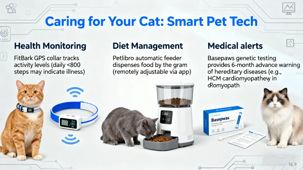 Caring for your cat with smart pet tech