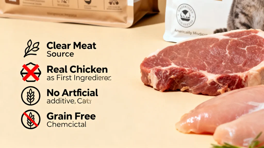 Grain - Free Cat Food with Real Meat