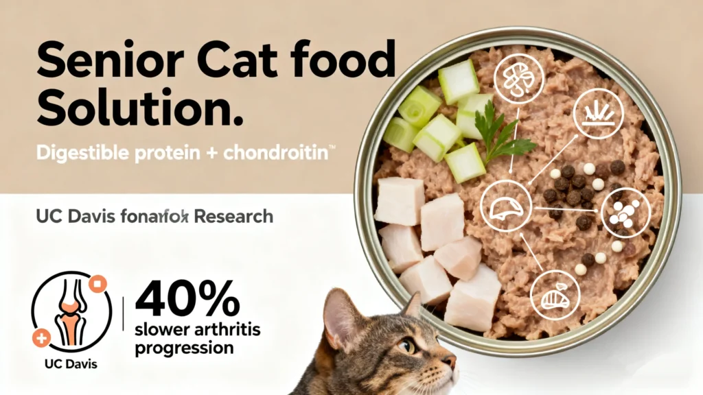 Senior Cat Food with Digestible Protein